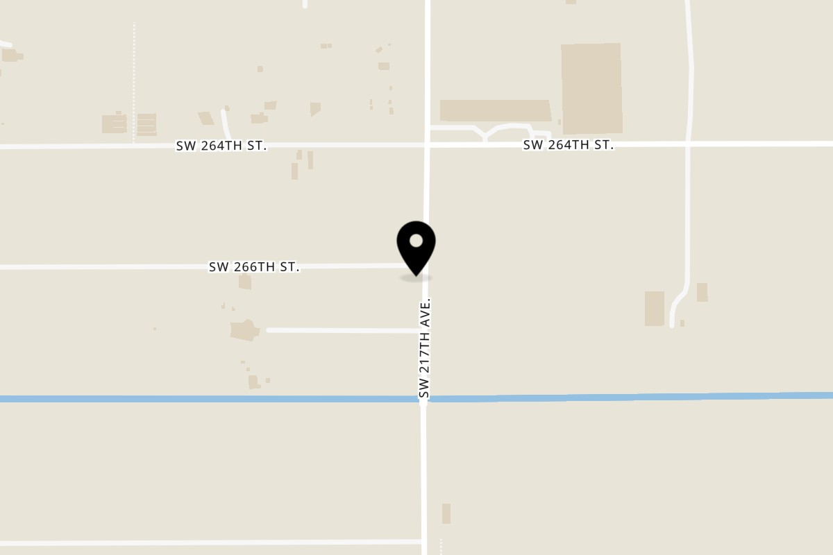 Map showing the location of Tacon Madres Taqueria Food Truck on 26730 SW 217th Ave in Homestead